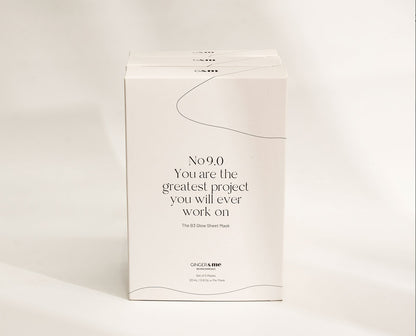 GINGER&ME B3 Glow Sheet Masks